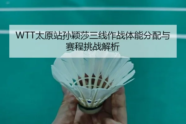 WTT太原站孙颖莎三线作战体能分配与赛程挑战解析